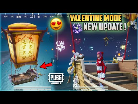 VALENTINE MODE 💕 NEW UPDATE 😍 | GAME FOR PEACE LANTERN FESTIVAL | HAPPY VALENTINE'S DAY !