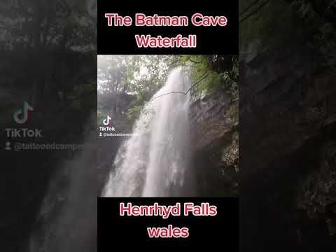 Batman cave waterfall in Wales Brecon beacons the dark knight rises film #waterfall #batman #wales