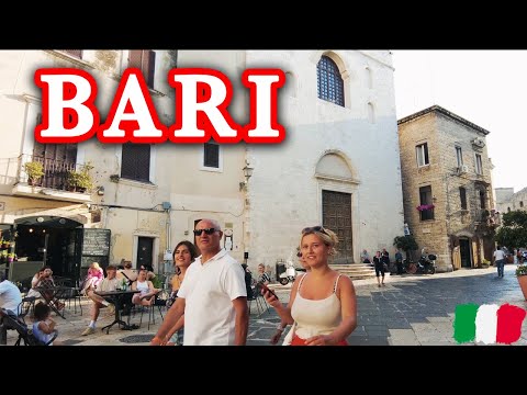 Bari Italy 🇮🇹 Italy Walking Tour: Most Beautiful Cities in Italy | 4K video | ☀️July 2023☀️