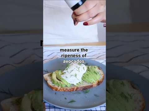 Smart Sensors Detect Perfect Avocado Ripeness! #FoodTech #AvocadoLovers #NoWaste #SmartCooking