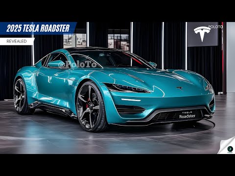 New 2025 Tesla Roadster Revealed - futuristic design and great performance!