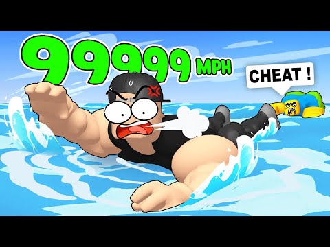 Becoming The FASTEST Player in Roblox Swimming Simulator