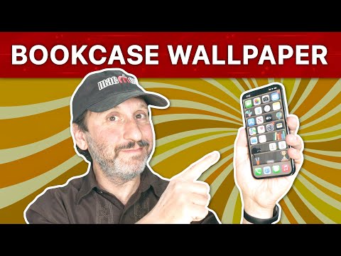 Creating Your Own Bookcase Wallpaper For Your iPhone