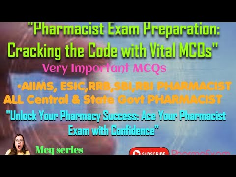 Pharmacist exam preparation|| very Important MCQs #pharmacistexampreparation #Z.Ppharmacist #aiims #