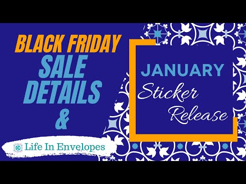 January Sticker Release / Black Friday Details and Sneak Peeks / EC 7x9 / TBM LRP Full & Small Size