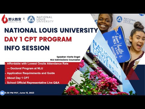 GoElite X National Louis University | Day 1 CPT Program Info Session