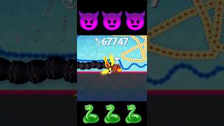 Snake io Shorts Gameplay #snakeio #shorts omg Survive moment #snakeiogame