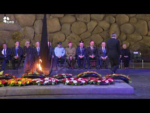 Join our live broadcast of the state wreath-laying ceremony from Yad Vashem