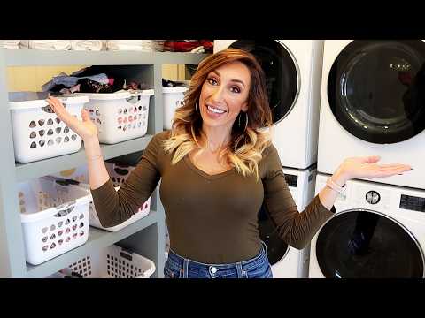 My VERY UNCONVENTIONAL Laundry Routine! Laundry hacks, tips, and tricks | Jordan Page