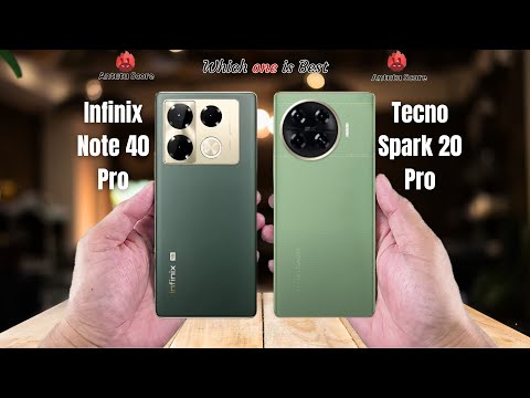 Infinix Note 40 Pro vs Tecno Spark 20 Pro+  Full comparison ⚡Which one is Best