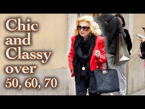 Meet Milan's Most Stylish Women over 50, 60, 70: Discover Their Quiet Luxury Outfits