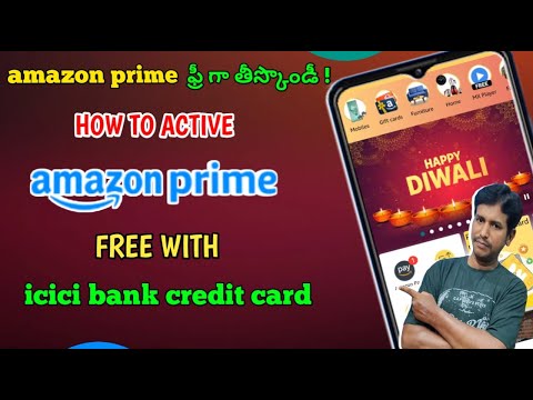 How to active amazon prime membership|how to active amazon prime with icici bank card| #amazonprime