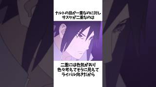 【NARUTO】うちはサスケに関する面白い雑学 #shorts #NARUTO #ナルト