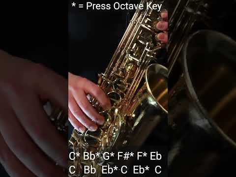 Easy Blues Licks On Sax #blues #saxophone #saxofone #saxophonelessons