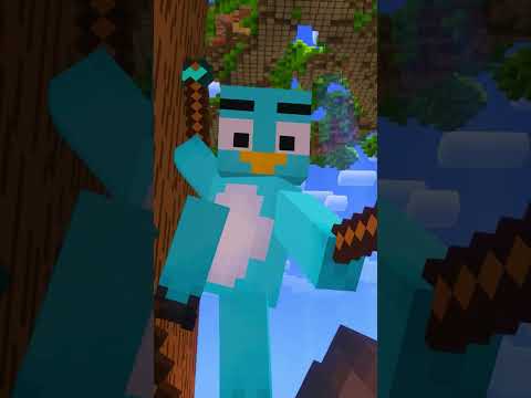 Climbing The Tallest Tree In Minecraft