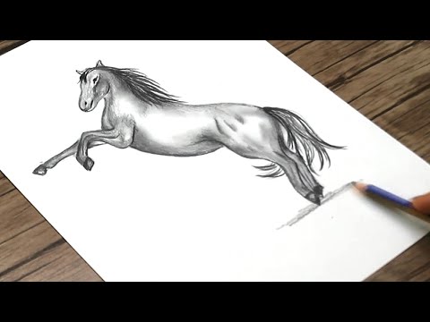 How to Draw a Horse Rearing Up Easy | Pencil Drawing for Beginners