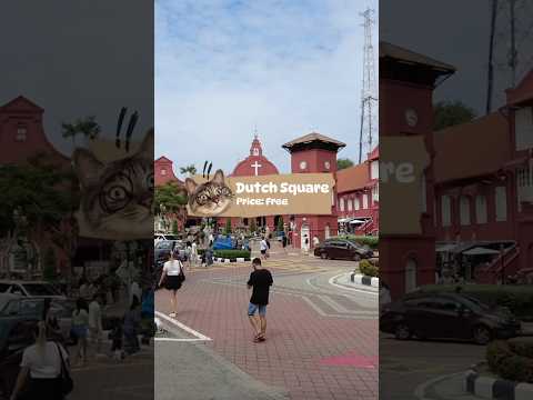 Dutch Square Melaka | Things to do in Melaka 2024 #shorts #dutchsquaremelaka #redsquare #melaka