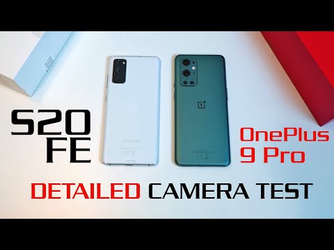 Samsung Galaxy S20 FE vs OnePlus 9 Pro - DETAILED Camera Test Comparison