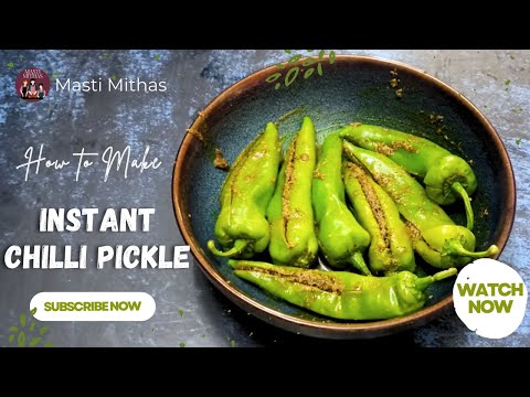 Instant  Chilli Pickle | Mirchi aachar | How to make Chilli pickle at home