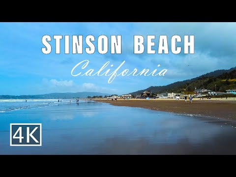 [4K] Stinson Beach - California - Walking Tour