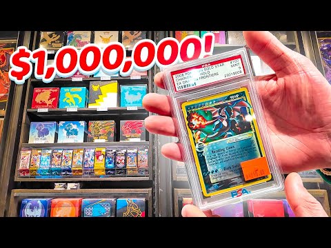 I Found RARE Pokemon Cards in $1,000,000 Pokemon Shop! Ft Mystic7