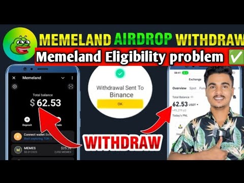 Memeland Airdrop withdrawal 🤑 | Memeland Token Withdrawal 🤑 | Memeland Airdrop Listing