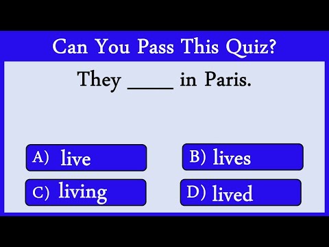 Simple Present Tense Quiz 10: Can You Score 25/25?