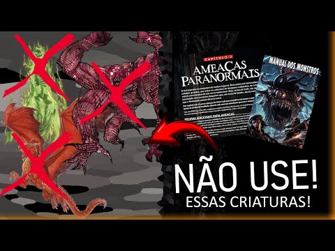 Por isso vc deve parar de usar AS CRIATURAS do LIVRO! RPG de MESA!