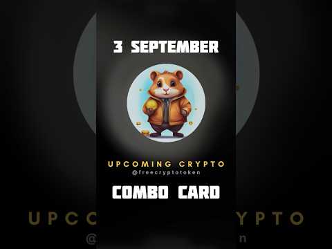 3 September combo card  #hamsters #dailycombocards #dailycombo  #todaycombocard #hamsterairdrop