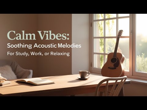 Calm Vibes: Peaceful Music for Study Focus & Relaxation | Instrumental Music | Acoustic Chill