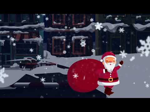 Santa Animation Green Screen | Santa Claus Animation | Christmas Eve Animation | Free Green Screen