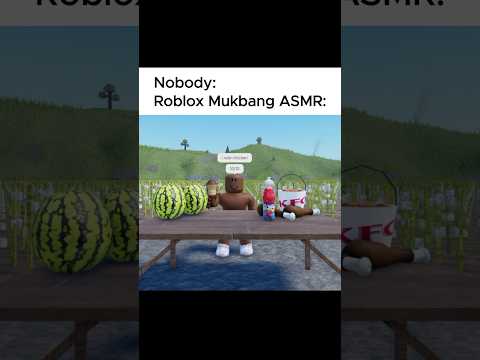 Roblox Mukbang ASMR #roblox #viral #robloxmemes #robloxfunny #shorts