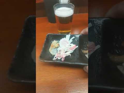 お通しとビール