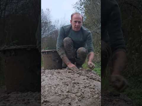 Last bit of slop on the bank #landscaping #mud #permaculture #fitnessmotivation #exercise #adventure