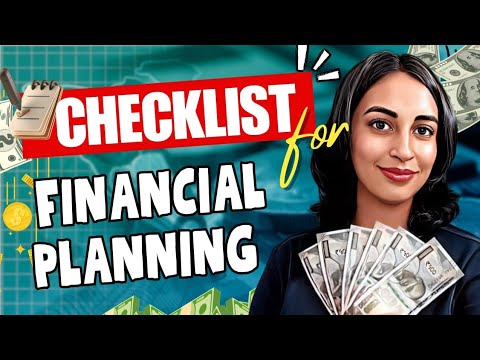 Financial Planning CHECKLIST | Become FINANCIALLY SECURE