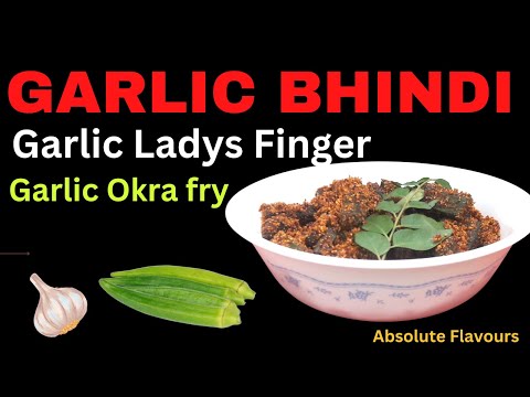 Garlic Ladys Finger |Bendakaya fry |  Vellulli Karam 😋👌 |Bhindi Garlic Fry