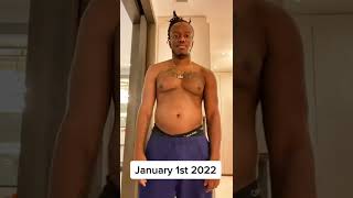 KSI Shows His Body Transformation