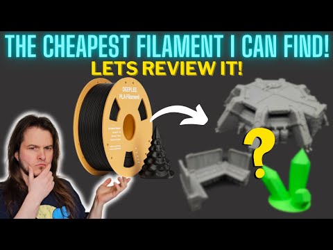 I tried the cheapest 3D printing filament I could find - How did it do?