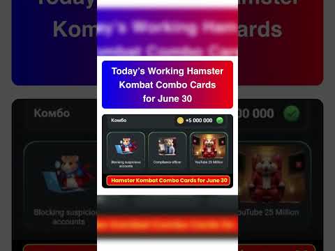 29-3o June | Hamster Daily combo Cards #hamsterkombat #ciphercodes #hamsters