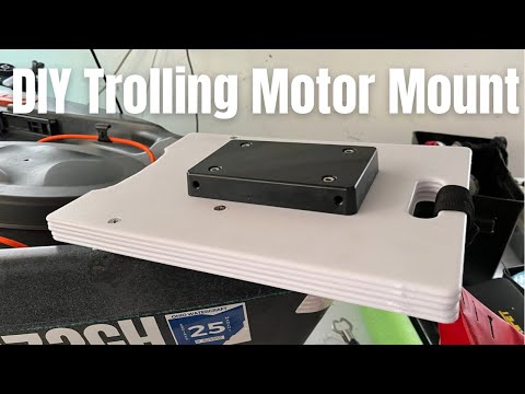 DIY Kayak Trolling Motor Mount - 5 Cutting Boards