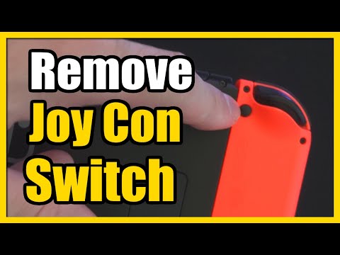 How to Remove the Joy Con Controllers from the Nintendo Switch (Detach Tutorial)