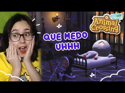 Uma Casa DE TERROR?! 😱🪓 Animal Crossing: New Horizons - tiemiau