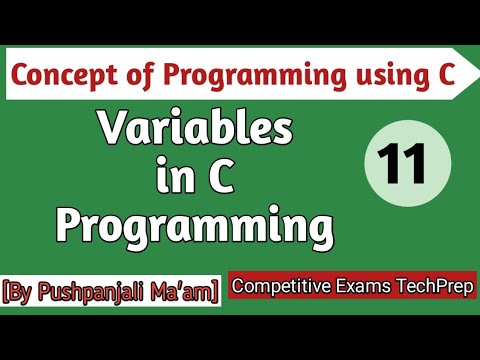 Lec - 2.7 Variables in C Programming in Hindi