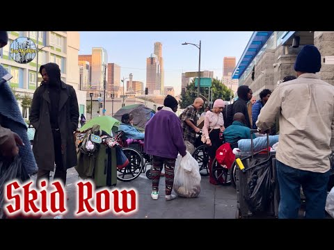 Extremely Overcrowded Shelter  • Ep 47 | Los Angeles, California [4K] 🇺🇸