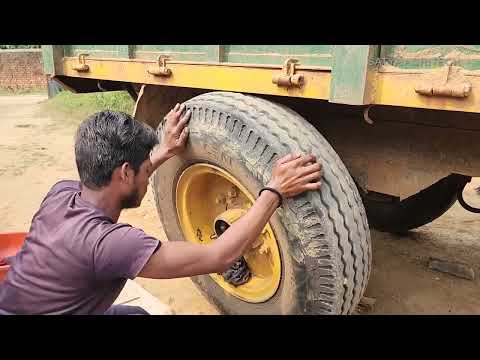 Tractor rear wheel Greasing/Trolly Hub lubrication skills..