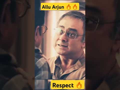 Respect 🔥🔥Allu Arjun #emotional #trandingshorts #motivation #hearttouching #story #sad