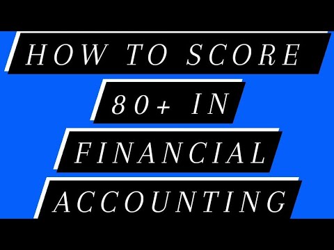 #cmaexams #icmai #cma .How to Score 80+ in Financial Accounting