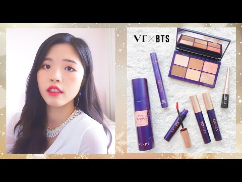 Festive GRWM 🎄✨| Trying VT x BTS Makeup