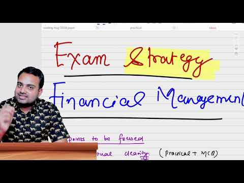 Must watch video before you appear in financial Management exam| ca exam.