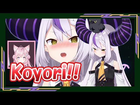 Laplus unveils a new costume and for some reason becomes obsessed with Koyori.[ENG SUB/hololive]